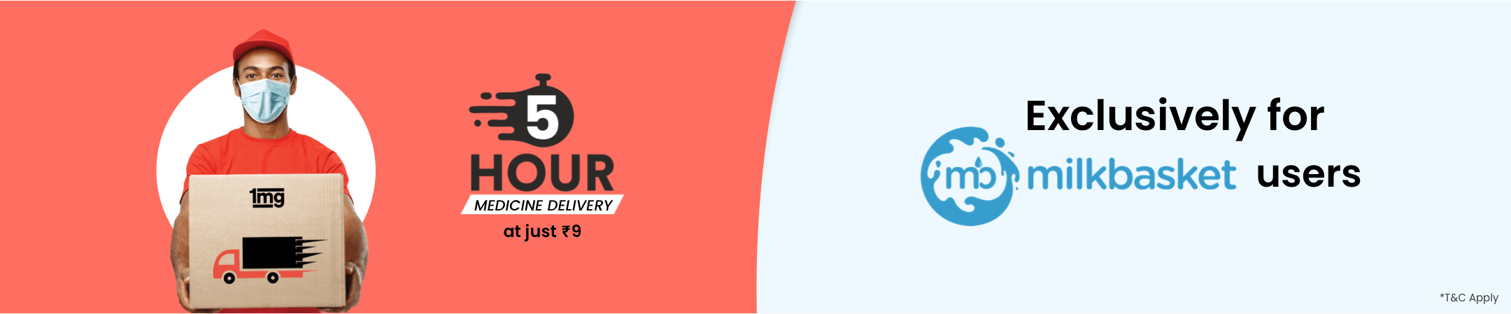 Now get 1mg discounts with your milkbasket